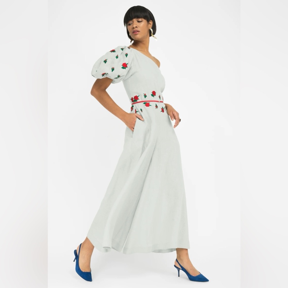 NWOT Fanm Mon Datcha Jumpsuit in Mint Green - Picture 2 of 9